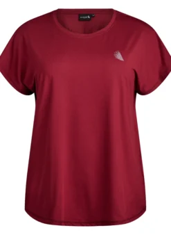 Einfarbiges Trainings-T-Shirt