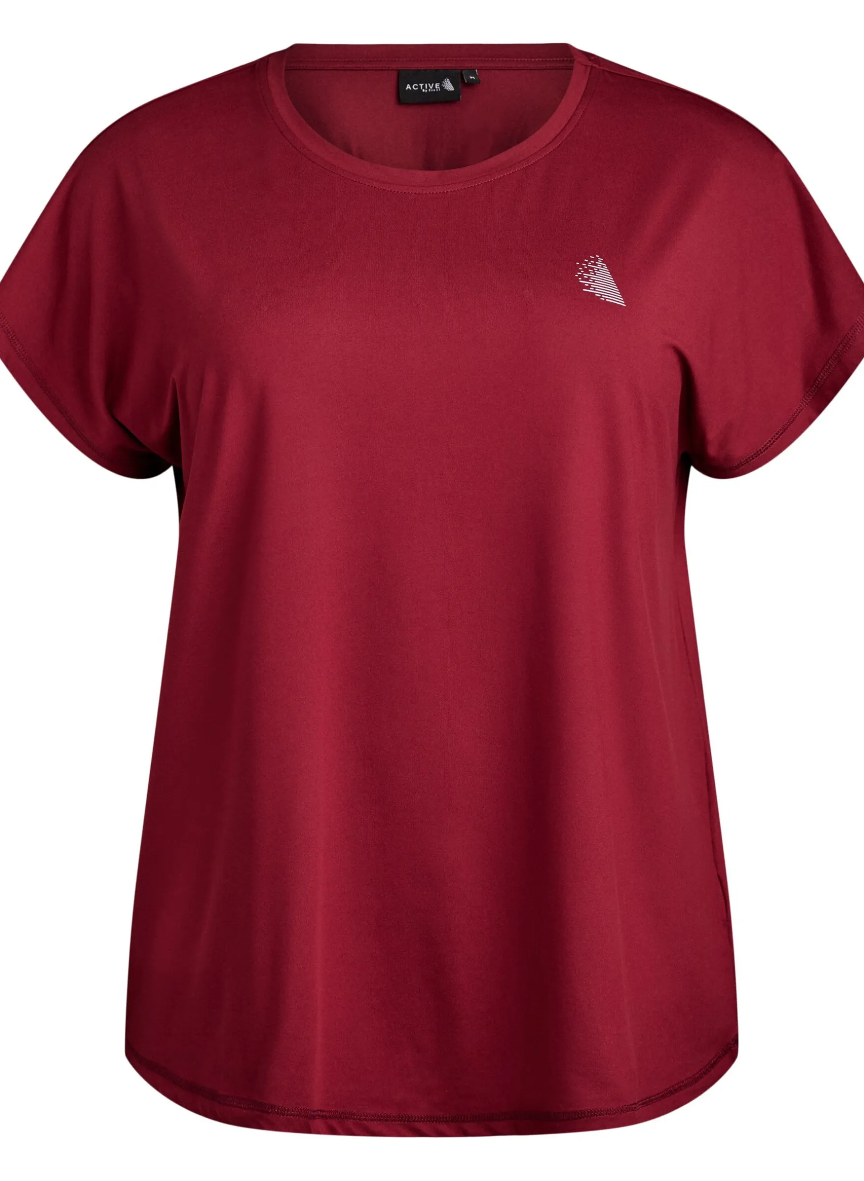 Einfarbiges Trainings-T-Shirt