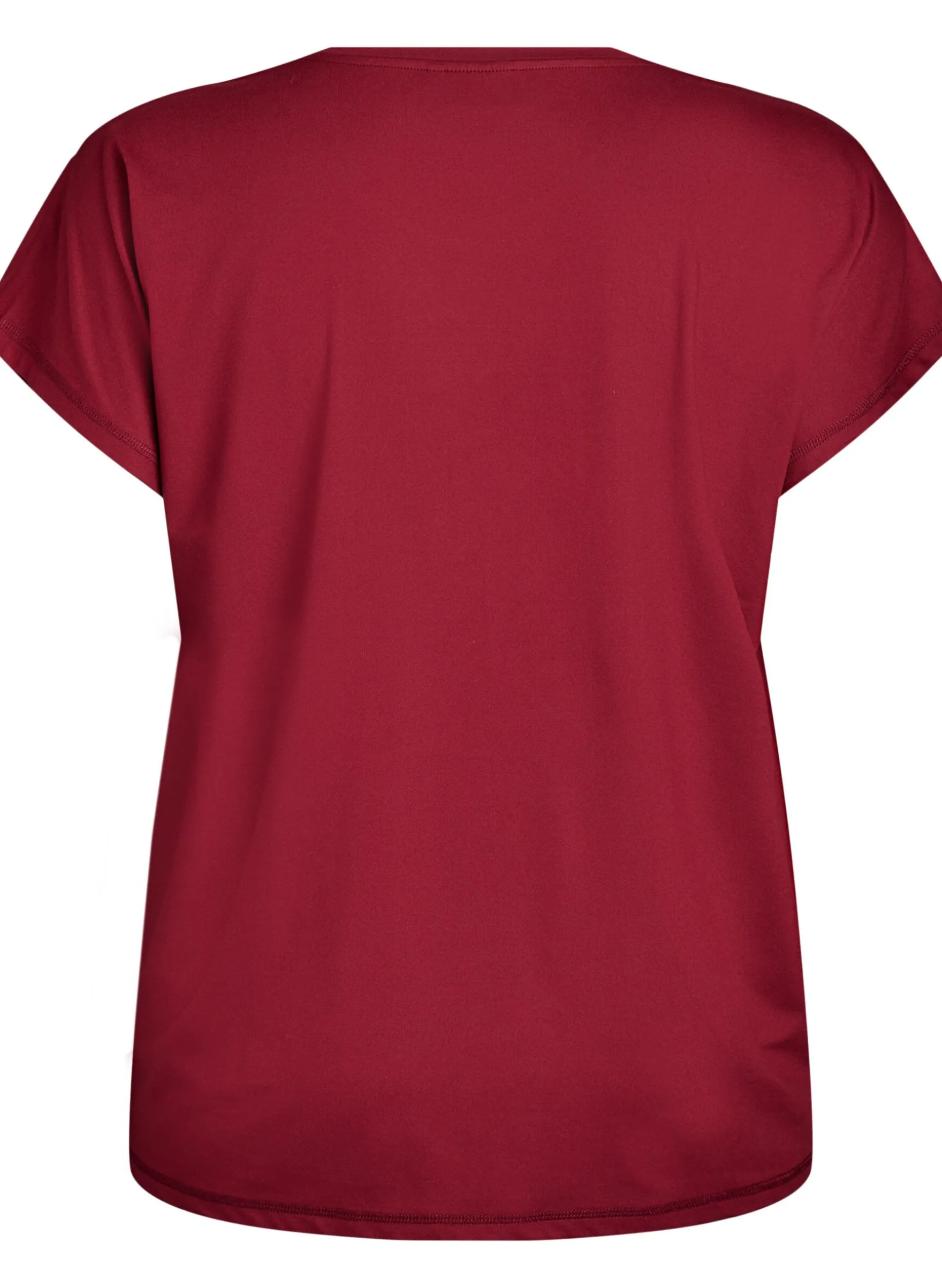 Einfarbiges Trainings-T-Shirt