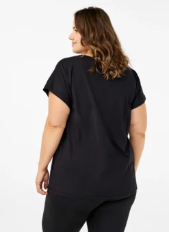 Einfarbiges Trainings-T-Shirt