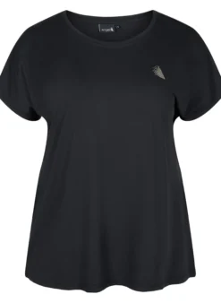 Einfarbiges Trainings-T-Shirt