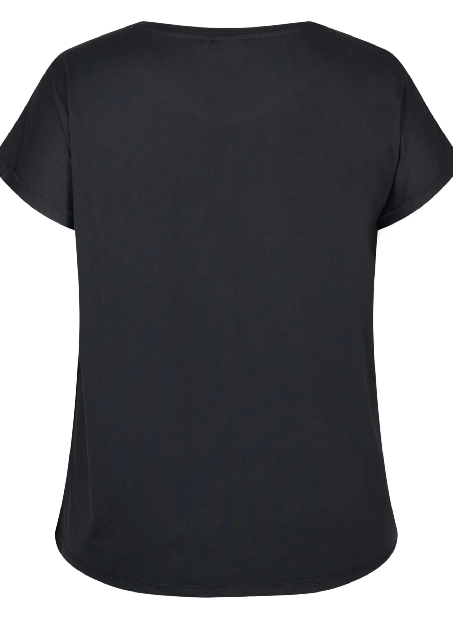 Einfarbiges Trainings-T-Shirt