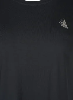 Einfarbiges Trainings-T-Shirt