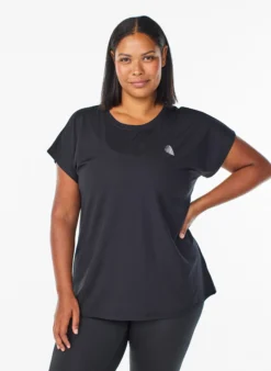Einfarbiges Trainings-T-Shirt