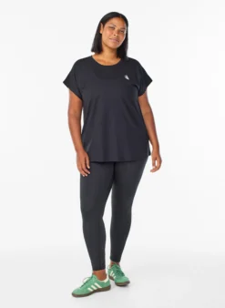 Einfarbiges Trainings-T-Shirt