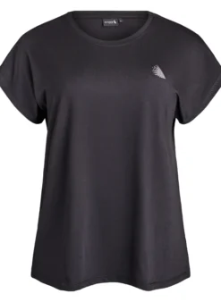 Einfarbiges Trainings-T-Shirt