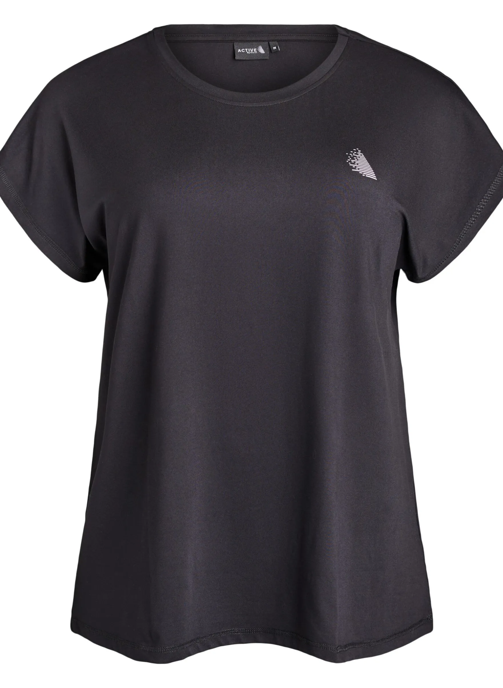 Einfarbiges Trainings-T-Shirt