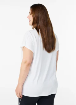 Einfarbiges Trainings-T-Shirt
