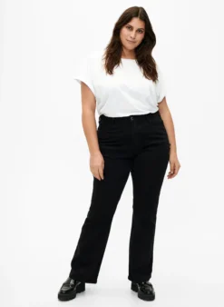 Ellen Bootcut-Jeans mit hoher Taille