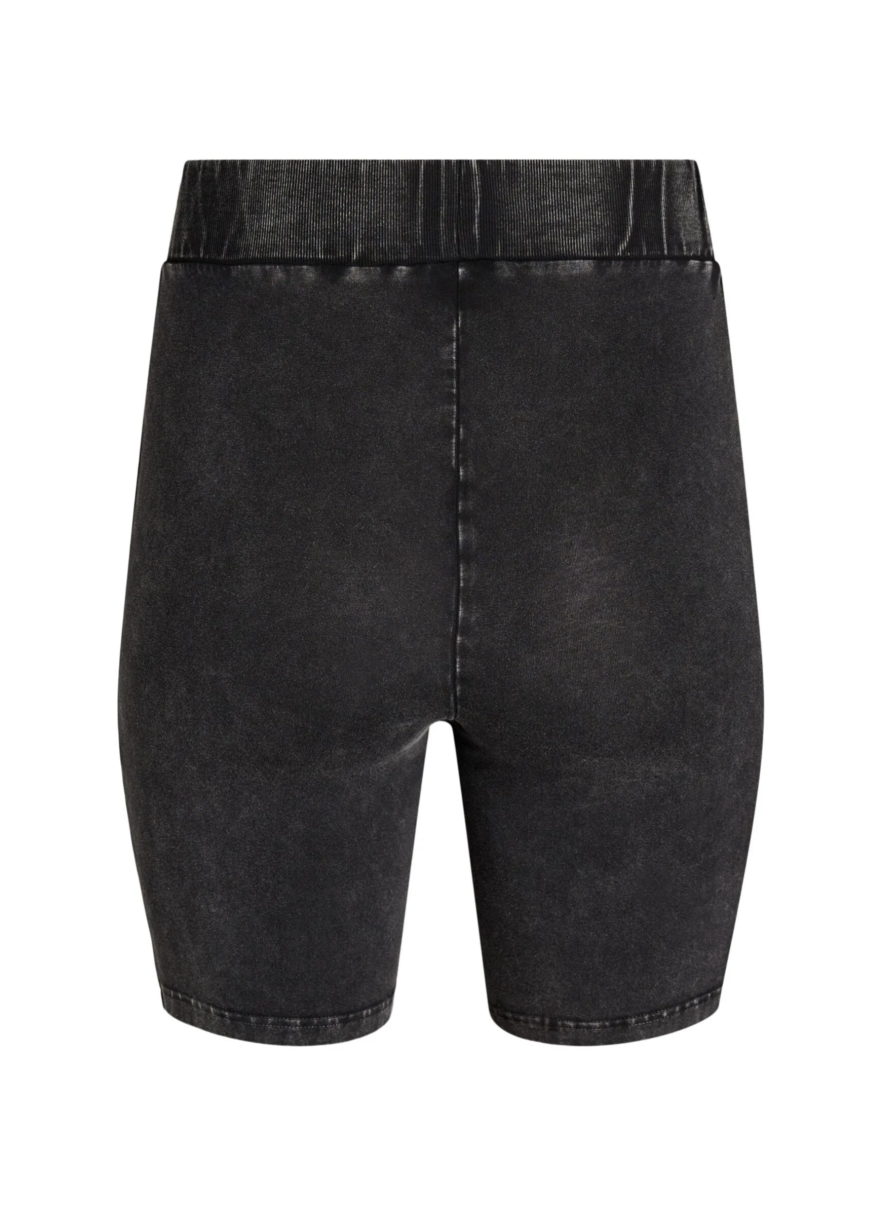 Eng anliegende Shorts aus Jersey in Washed-Optik