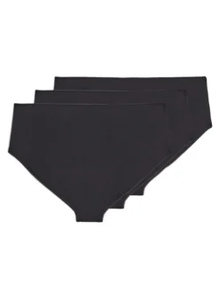 3er-Pack Baumwollslips mit regulärer Taillenhöhe