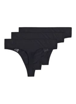 3er Pack G-Strings mit Spitzendetails