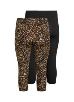 2er-Pack 3/4-Leggings