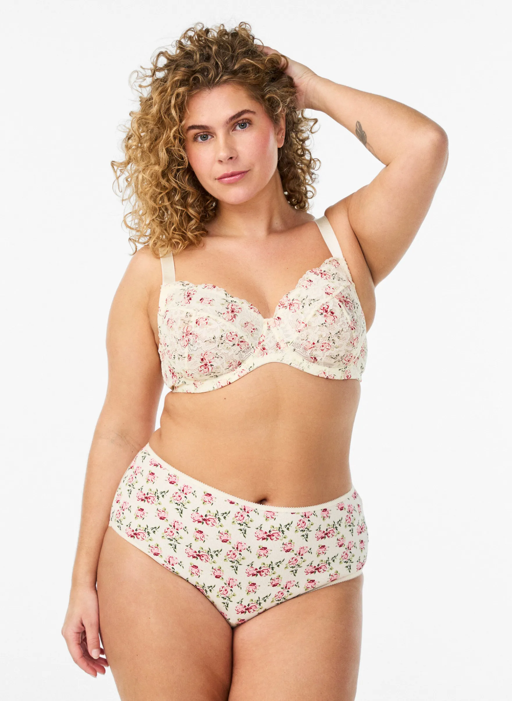 5er-Pack Slip aus gerippter Baumwolle