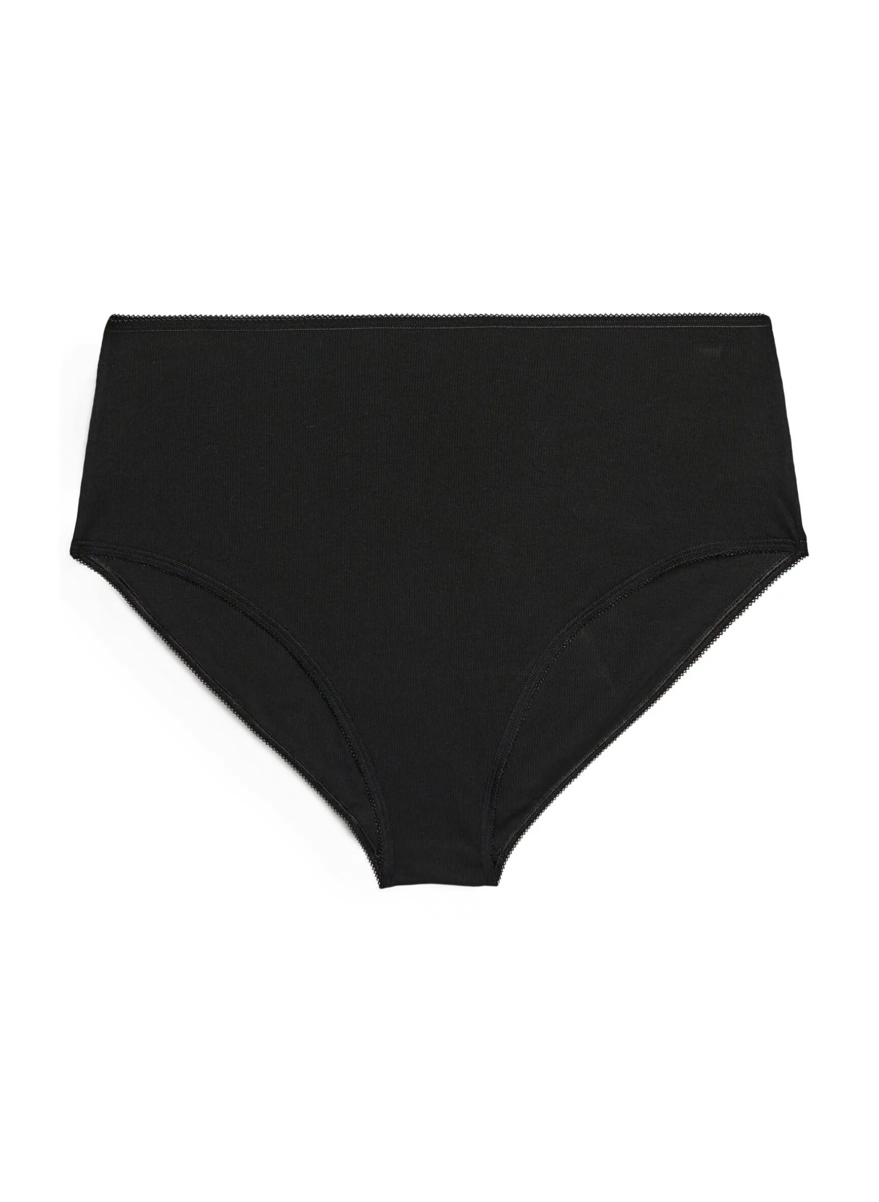 5er-Pack Slip aus gerippter Baumwolle
