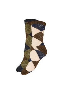 2er-Pack Socken mit Harlekinmuster