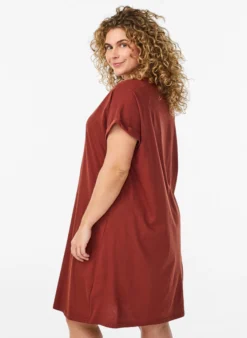 2er-Pack T-Shirt-Kleid mit kurzen Ärmeln
