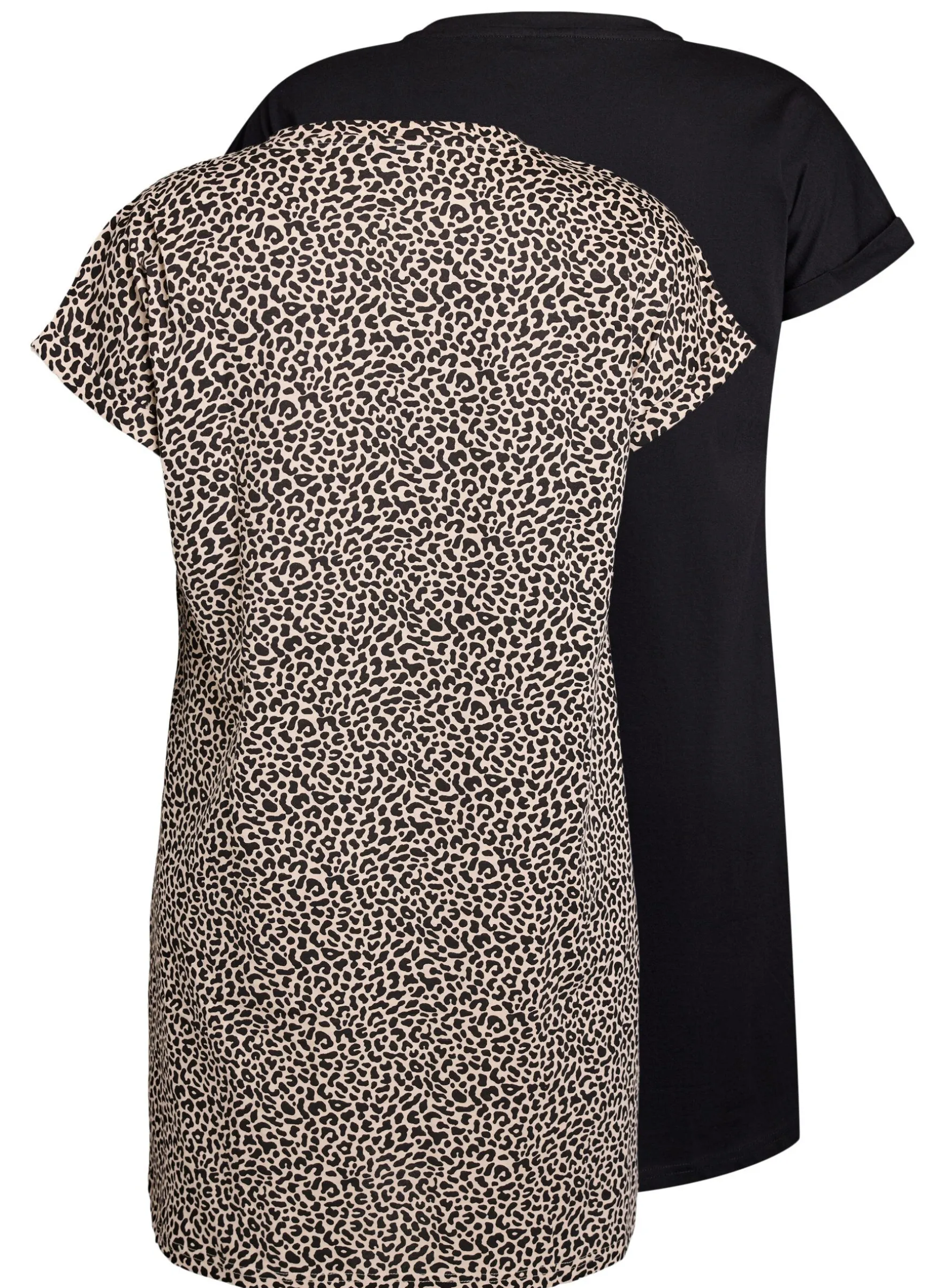 2er-Pack T-Shirt-Kleid mit kurzen Ärmeln