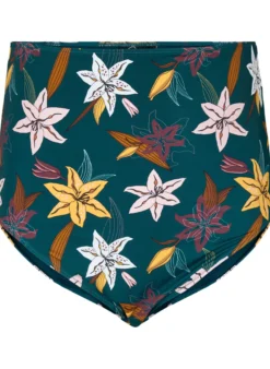 Extra hoch taillierte Bikini-Hose mit Blumenprint