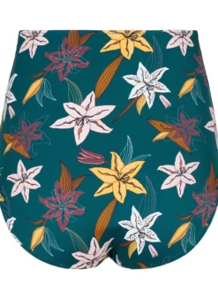 Extra hoch taillierte Bikini-Hose mit Blumenprint