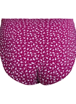 Extra hoch taillierte Bikini-Hose mit Blumenprint