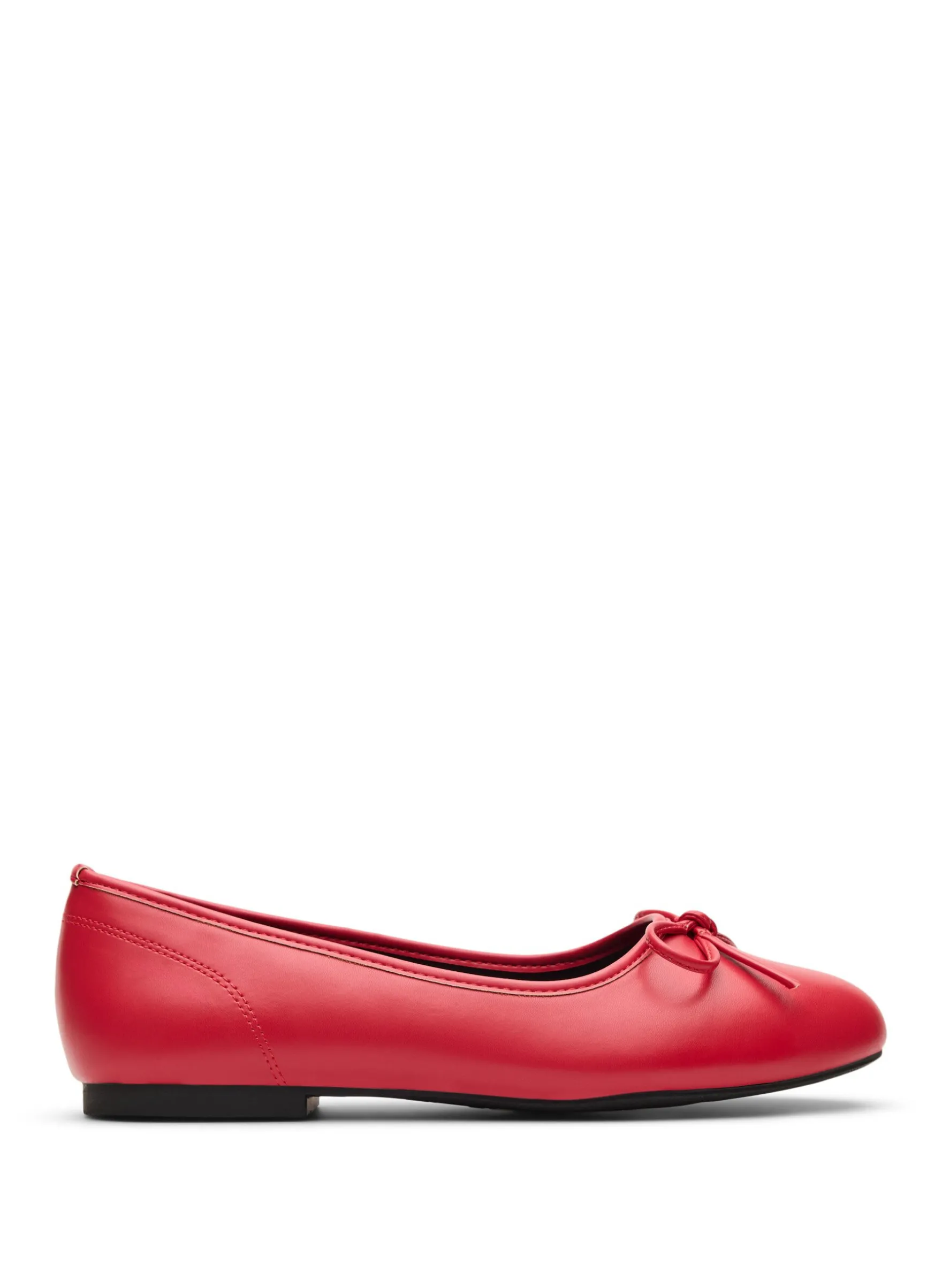 Extra Weite - Ballerina mit Schleife