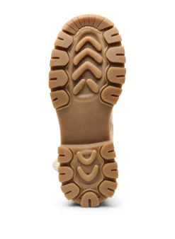 Extra Weite - Chunky-Stiefel aus Kunstwildleder