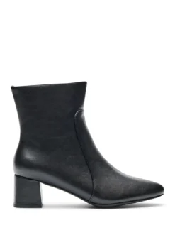 Extra Weite - Knöchelstiefel mit Blockabsatz