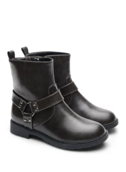 Extra Weite - Kurzer Bikerstiefel