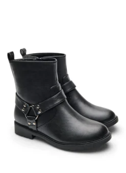 Extra Weite - Kurzer Bikerstiefel