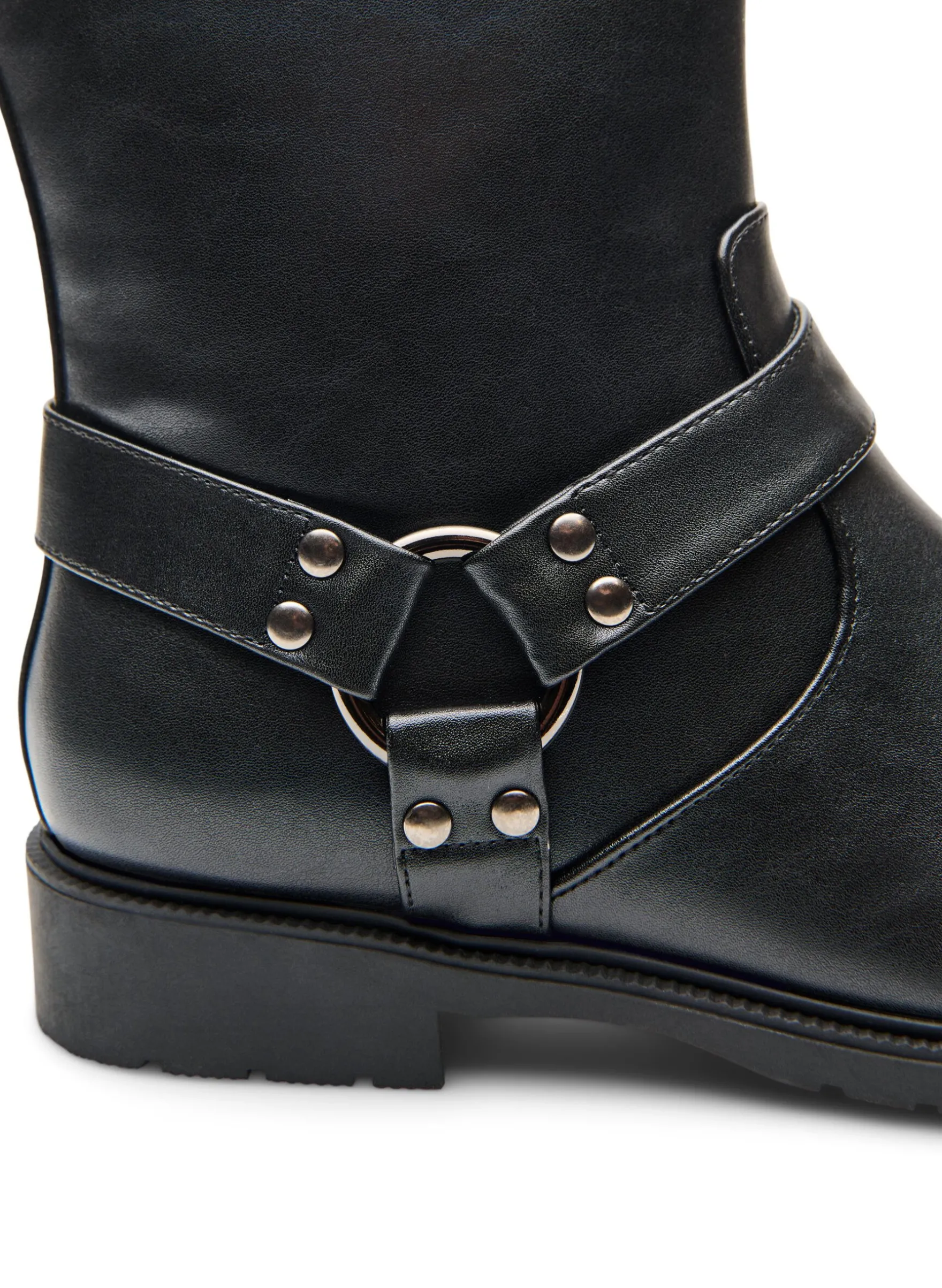 Extra Weite - Kurzer Bikerstiefel