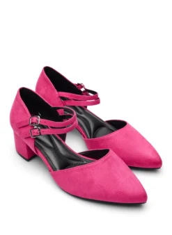 Extra Weite - Pumps mit doppelten Riemen