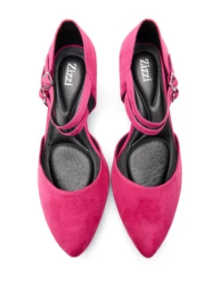 Extra Weite - Pumps mit doppelten Riemen