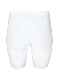 Fahrradshorts mit Spitzensaum