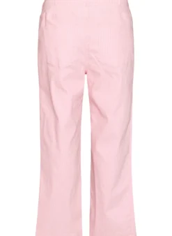 Farbige Myra Jeans mit Streifen und weiten Beinen