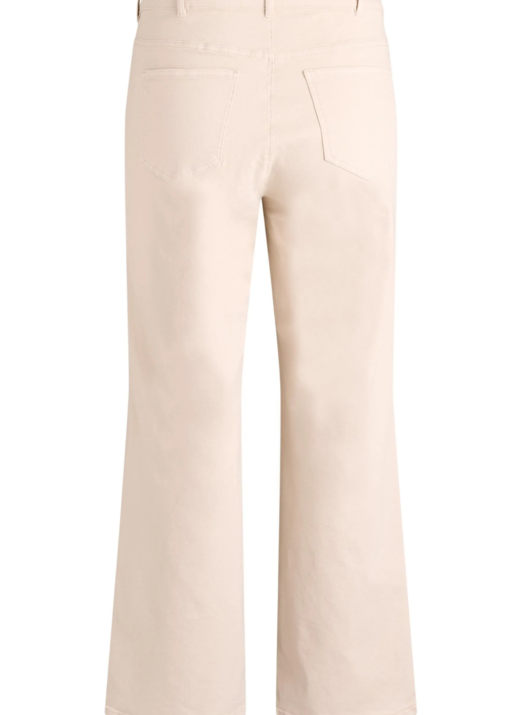 Farbige Myra Jeans mit weiter Passform und hoher Taille