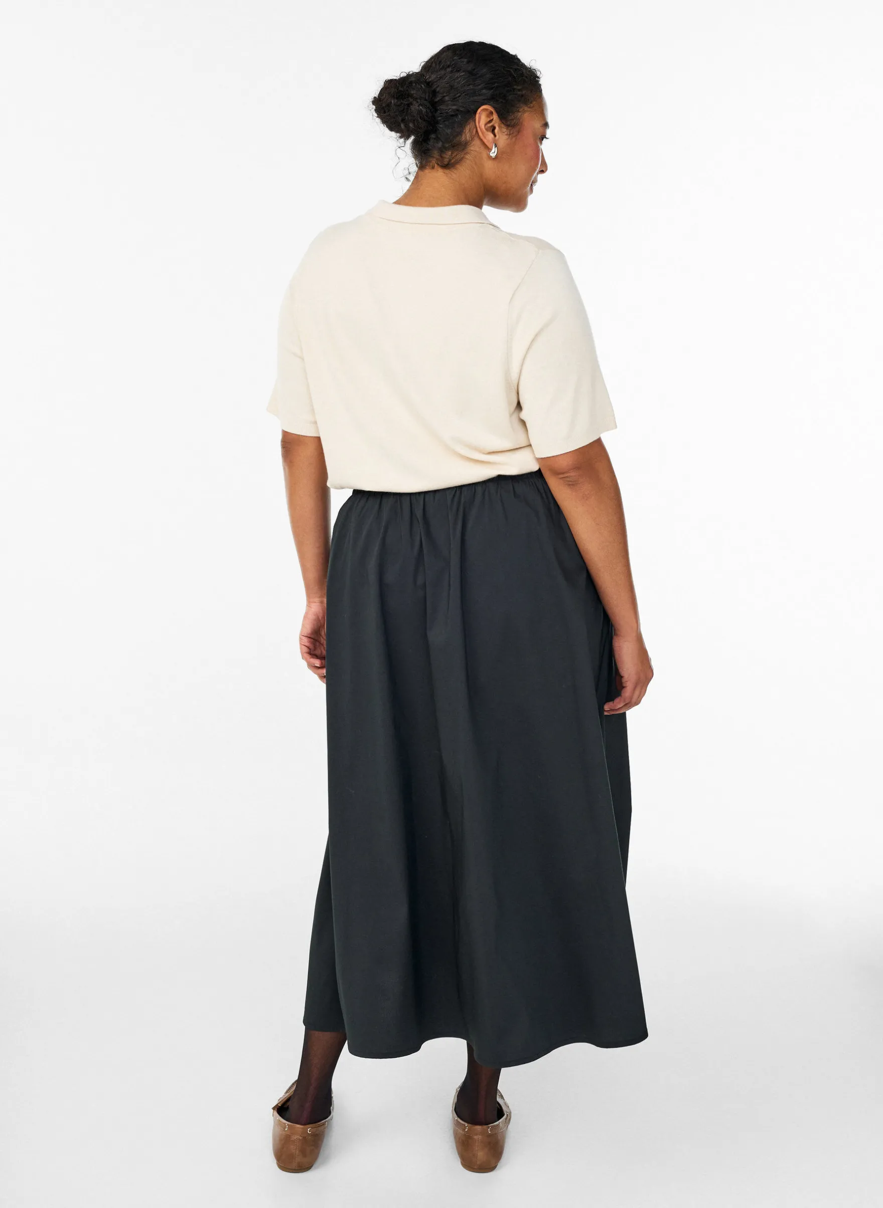 Feinstrick-Poloshirt mit kurzen Ärmeln