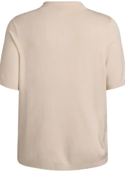 Feinstrick-Poloshirt mit kurzen Ärmeln