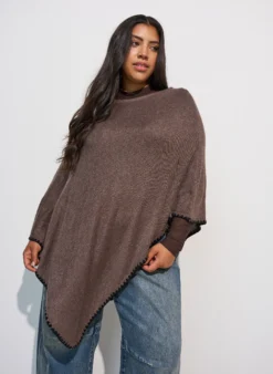 Feinstrickponcho