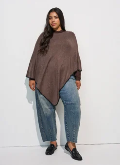 Feinstrickponcho