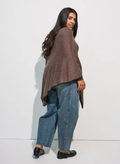 Feinstrickponcho