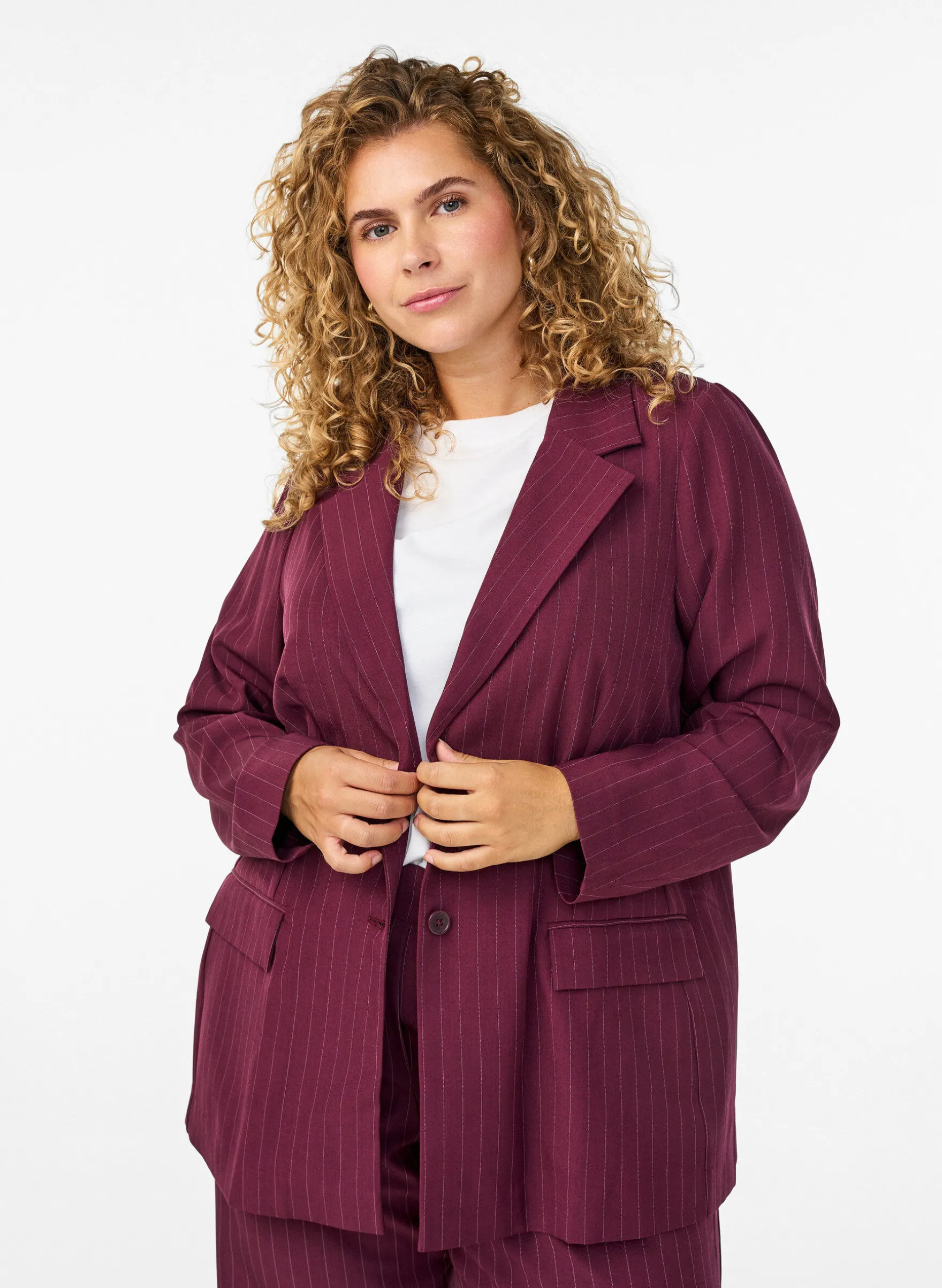 FLASH - Blazer mit Taschen und Schlitzen
