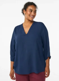 FLASH - Bluse mit 3/4-Ärmeln
