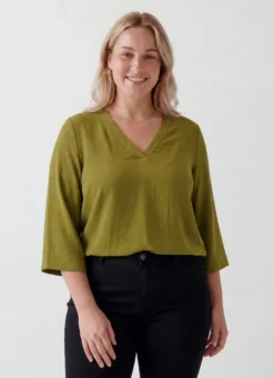 FLASH - Bluse mit 3/4-Ärmeln