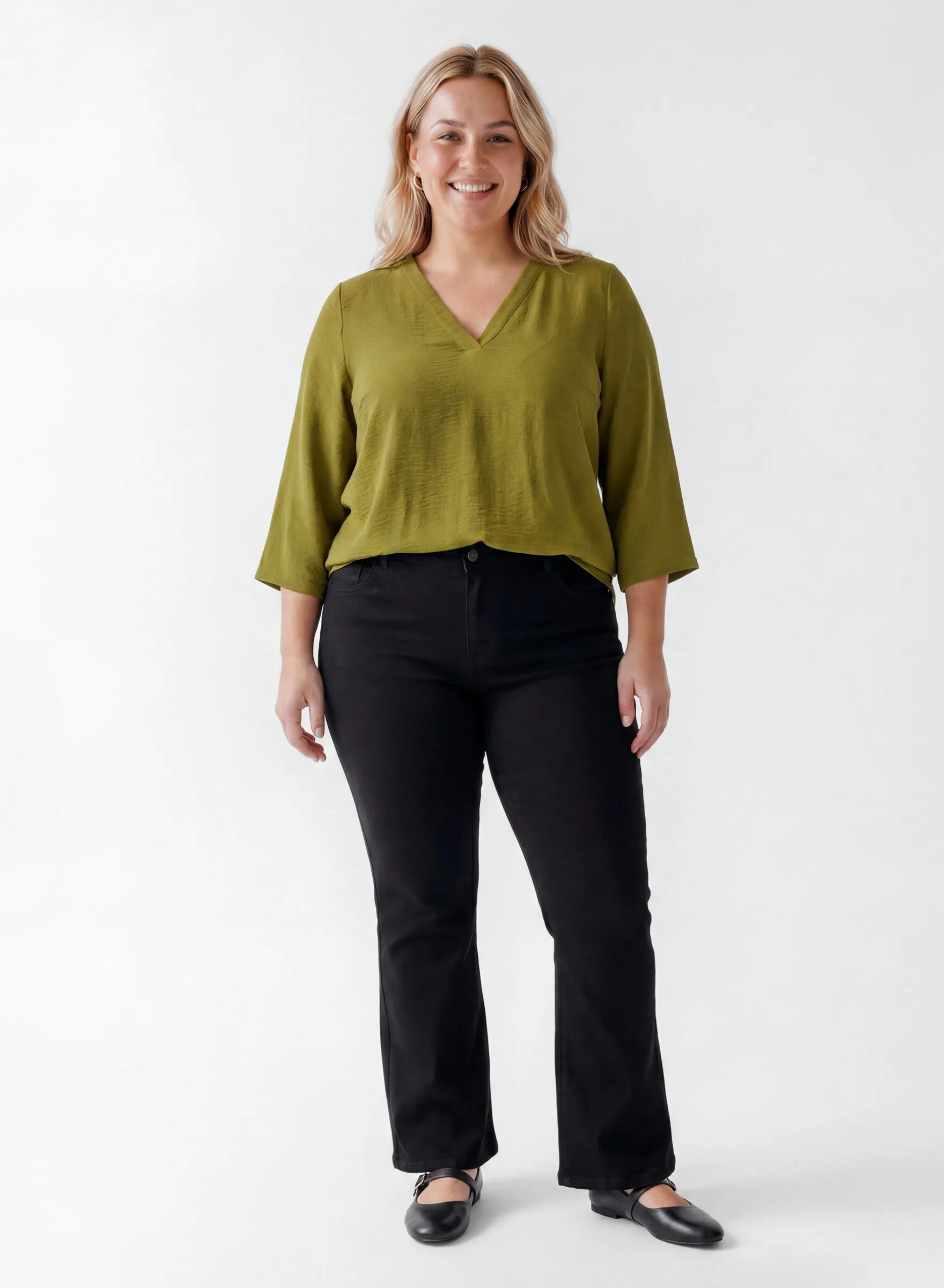 FLASH - Bluse mit 3/4-Ärmeln