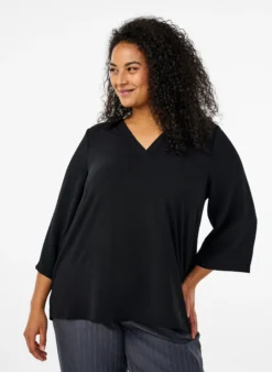 FLASH - Bluse mit 3/4-Ärmeln