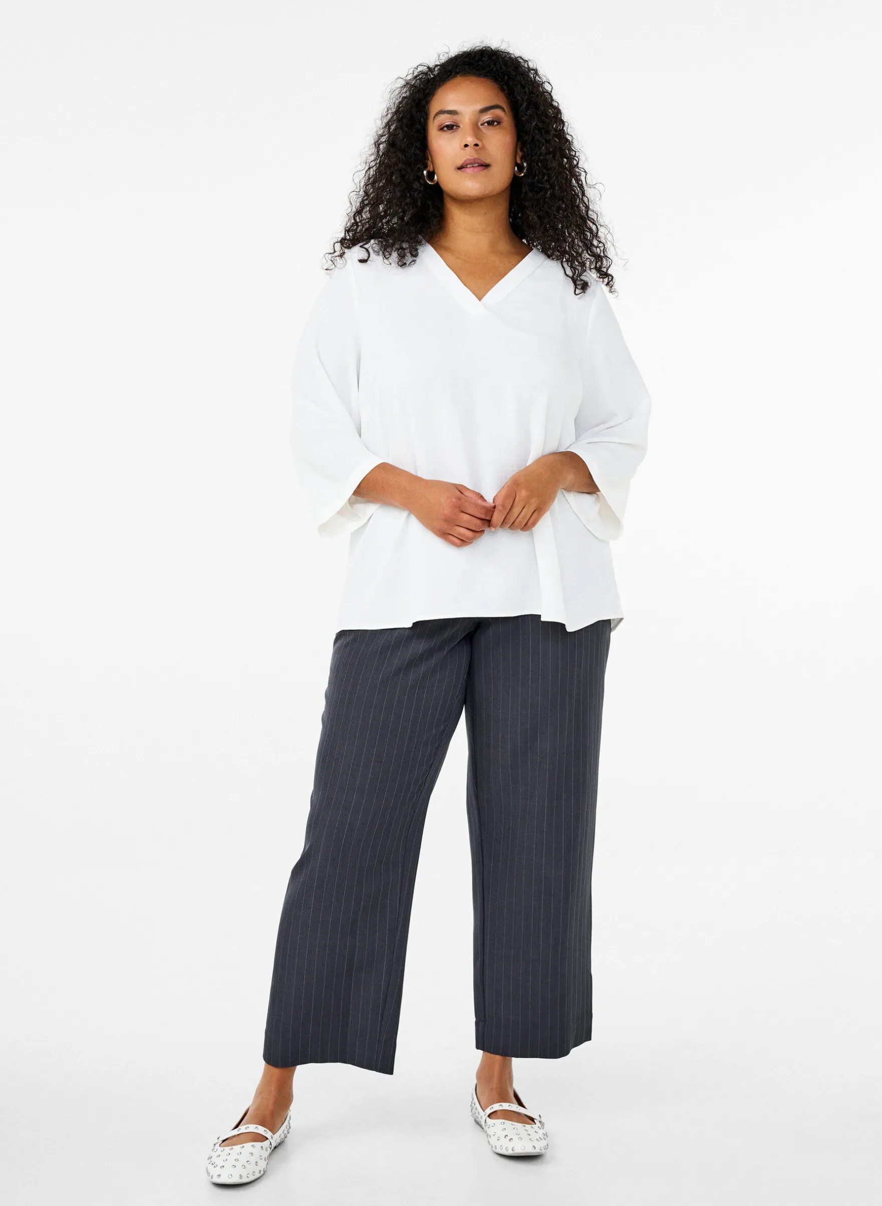FLASH - Bluse mit 3/4-Ärmeln