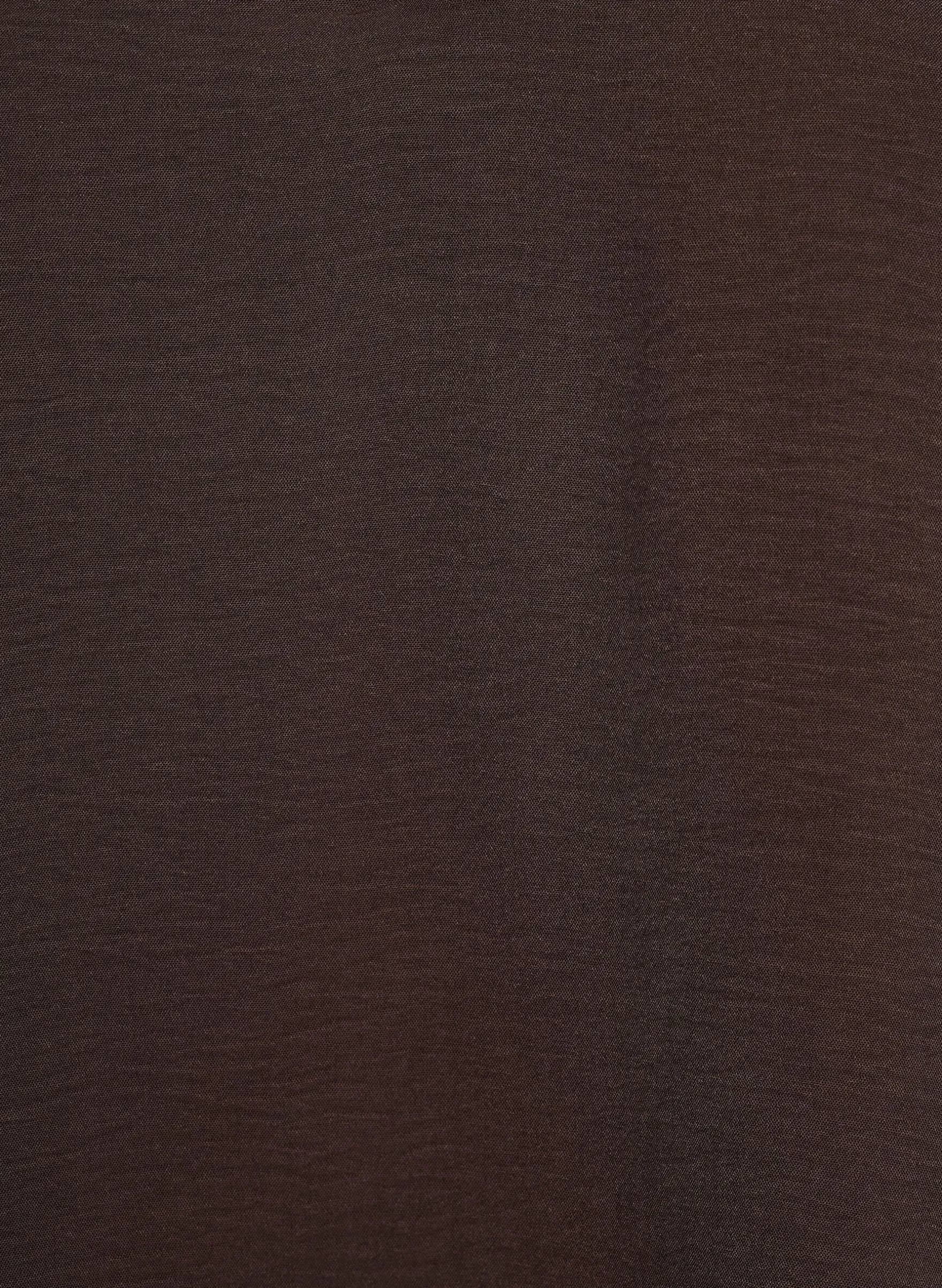 FLASH - Bluse mit Smockbündchen und V-Ausschnitt