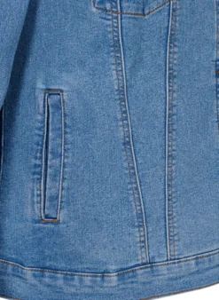 FLASH - Denim-Jacke aus elastischer Baumwollmischung