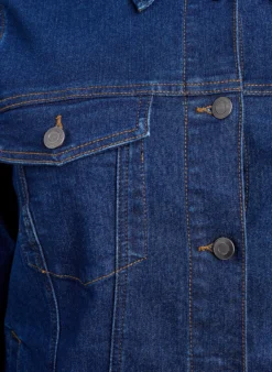 FLASH - Denim-Jacke aus elastischer Baumwollmischung